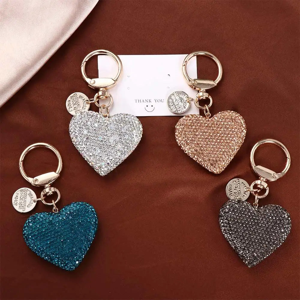 Car Accessories Simple Rhinestone Backpack Pendant Metal Crystal Zpaxo