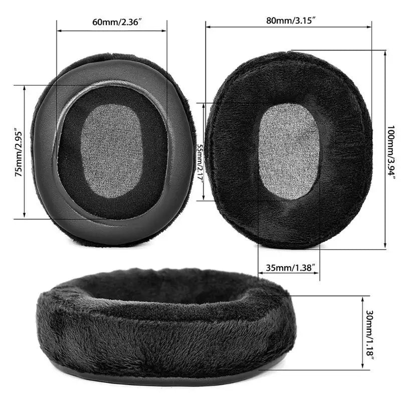 652F Velour Ear Pads Cushion Cover Earpads Replacement for Pioneer SE-M521 Headset Zpaxo