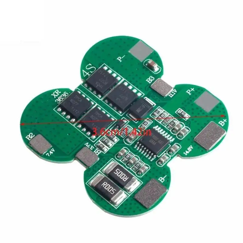 652F 4S 14.8V 15A 4-string Polymers 18650 Lithiums Battery Protections Board Current without Overcharge Protections Zpaxo