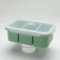 Large Capacity Multi Compartment Silicone Food Container Bento Box