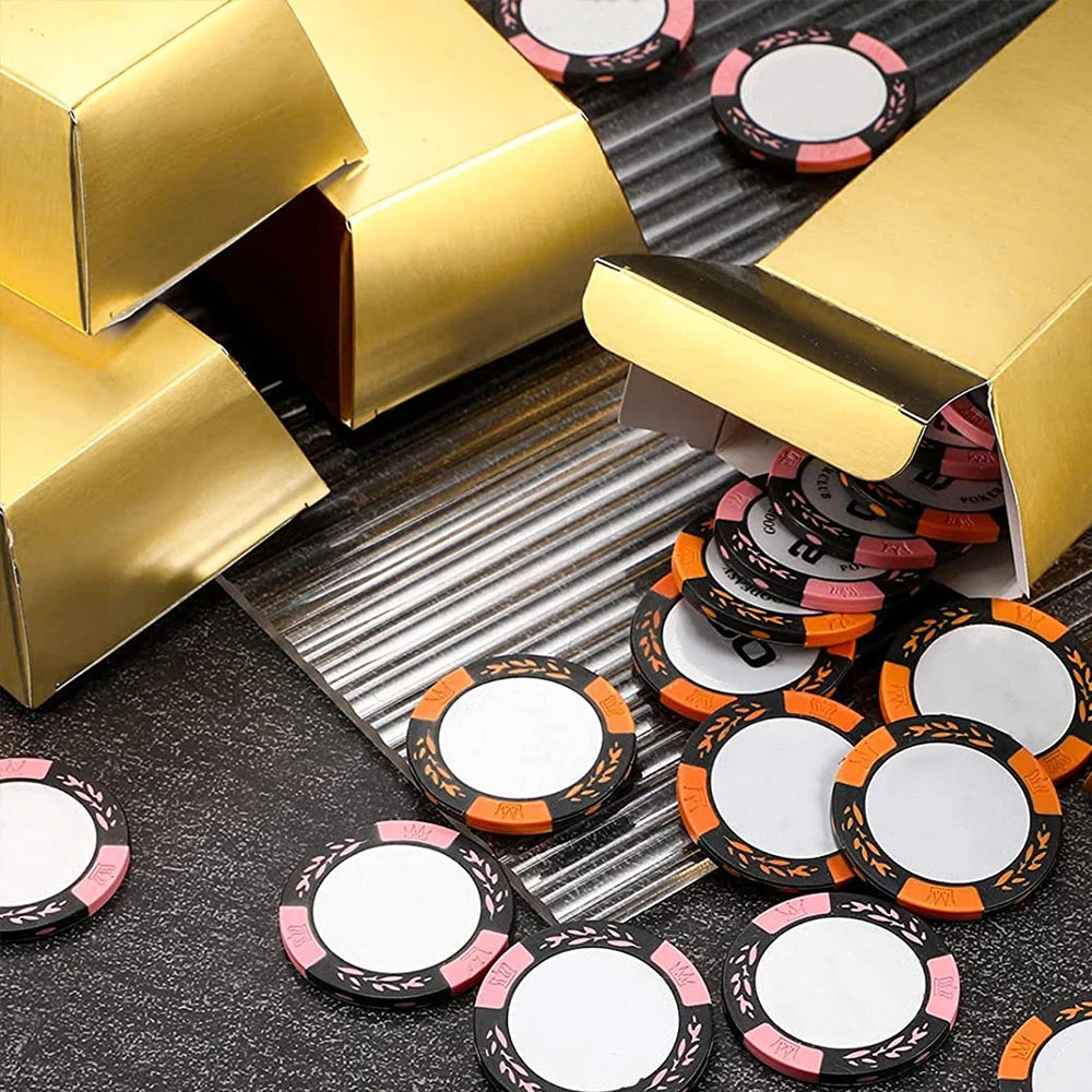 6Pcs Gold Bars Fake Bar Gift Box Party Favor Chocolate Gold Coins Foil Treasure Brick Paper Boxes for Christmas Wedding Zpaxo