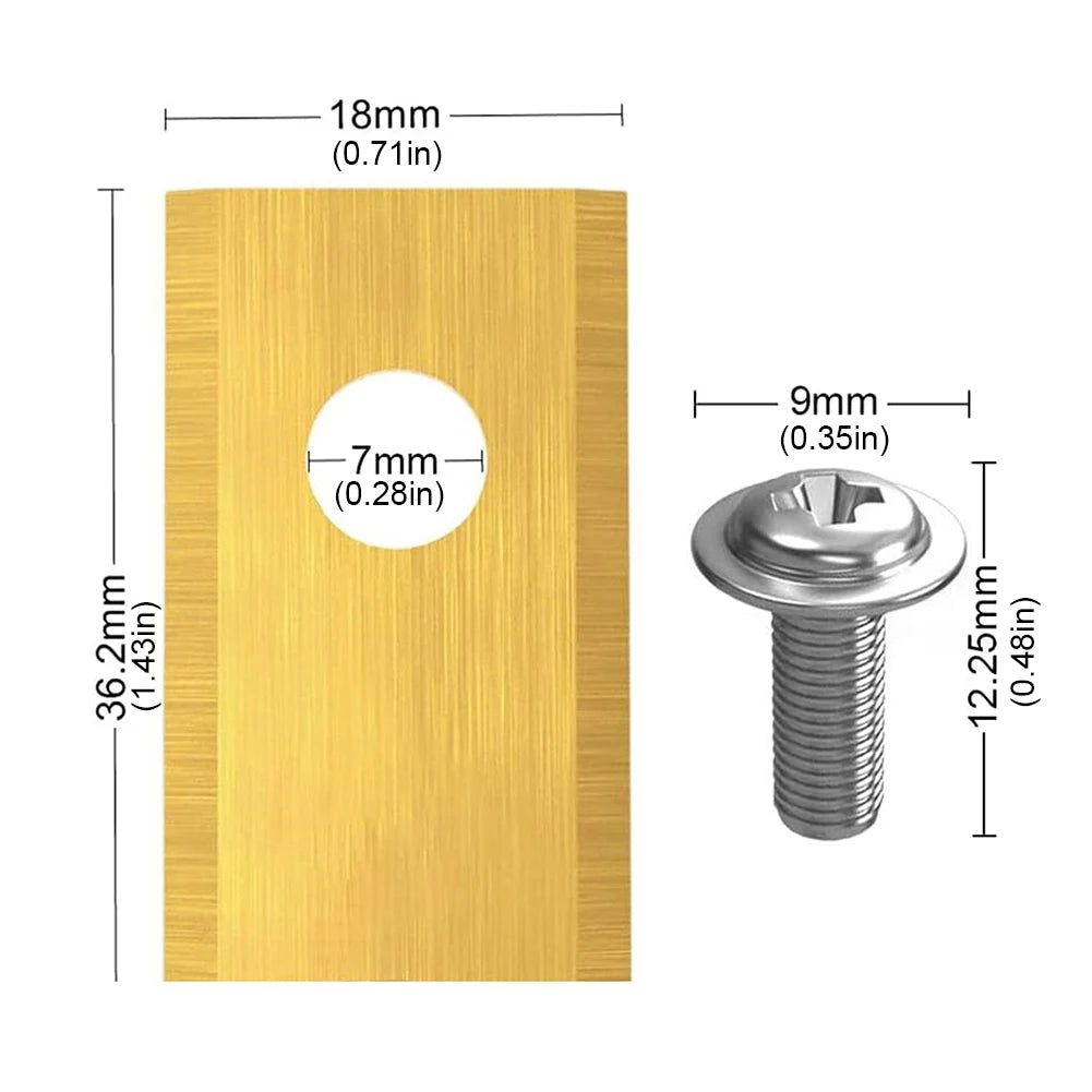 Blades Replacement Stainless Steel Lawn Mower Cutting Blade Robotic