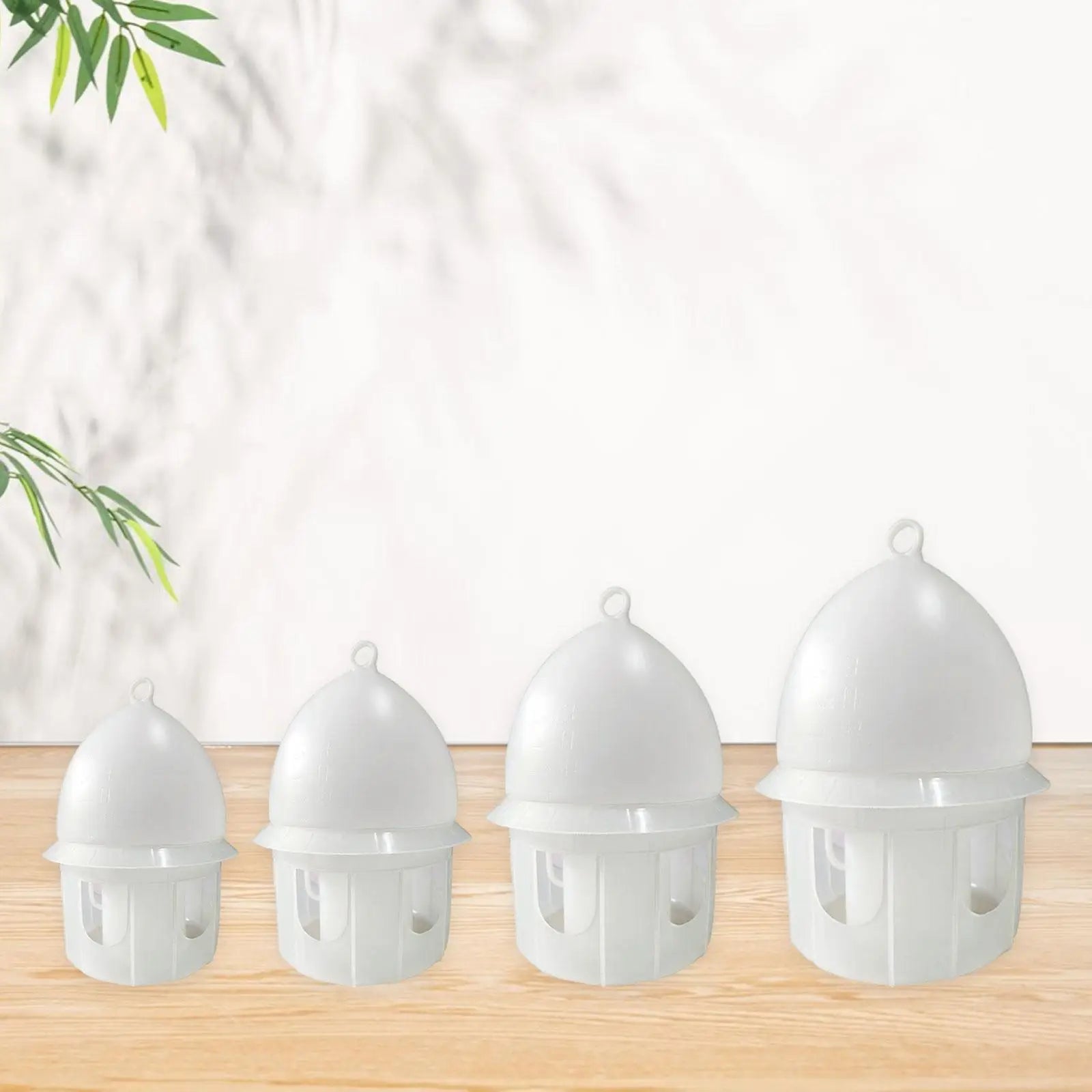 Pigeon Water Feeder Thickened Large Capacity Hanging Design Drinker Drinking Station for Chicken Dove Quail Parrot White Zpaxo
