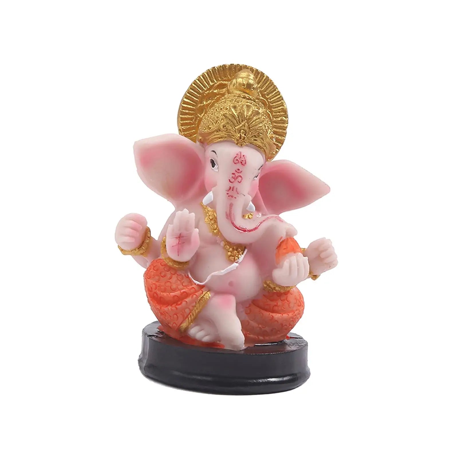 Small Ganesha Statue – Hindu Elephant God Resin Figurine Religious Figurine Zpaxo