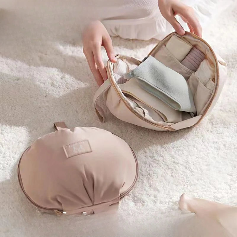 Ball-Shaped Underwear Storage Bag – Travel Bra & Sock Organizer Travel Storage Bag Zpaxo