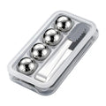 Football Metal Ice Cubes Reusable Whiskey Stones Chilling Rocks Bar