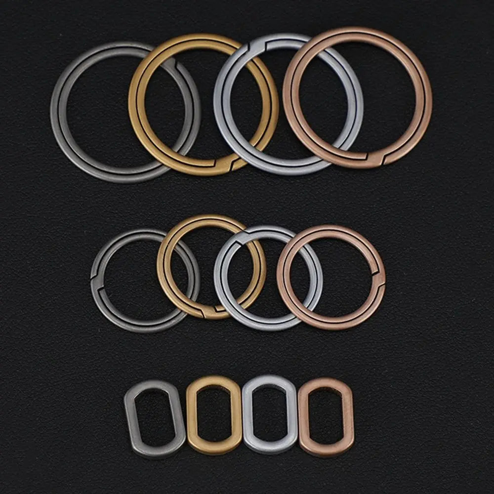 Male Gift Titanium Alloy Keyfobs Pendant Rings Titanium Key Ring Car Keychain Super Lightweight Keychains Titanium Key Buckle Zpaxo