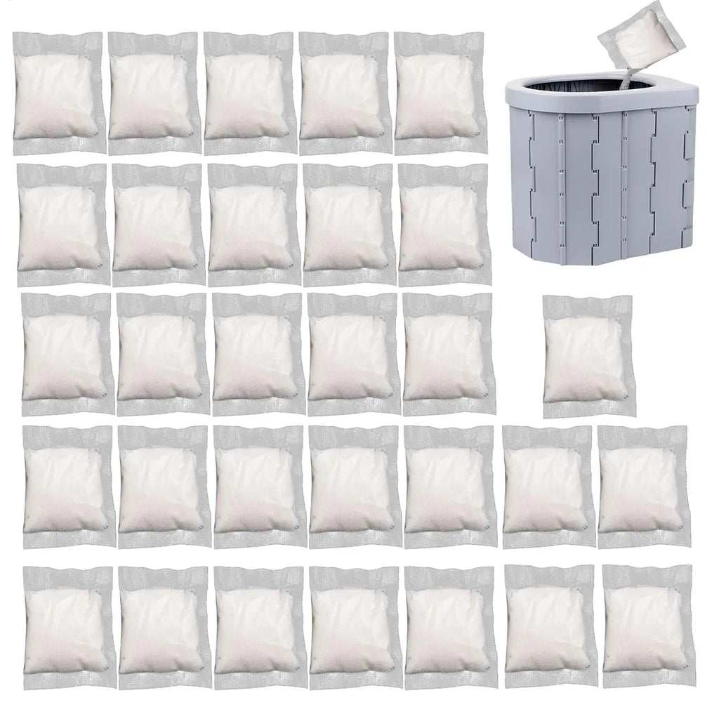 Portable Toilet Powder Eco Absorbent Gel Camping Liquid Waste Gelling