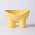 Elevated Cat Bowl Stand Durable Plastic Pet Food Water Dish Sleek