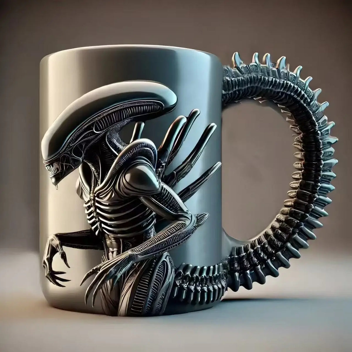 Creative Resin Crafts for Adults Children Embossed Coffee Cups Mugs Home Living Room Desks Decorations Ornaments Birthday Gifts Zpaxo 401-500ml Black