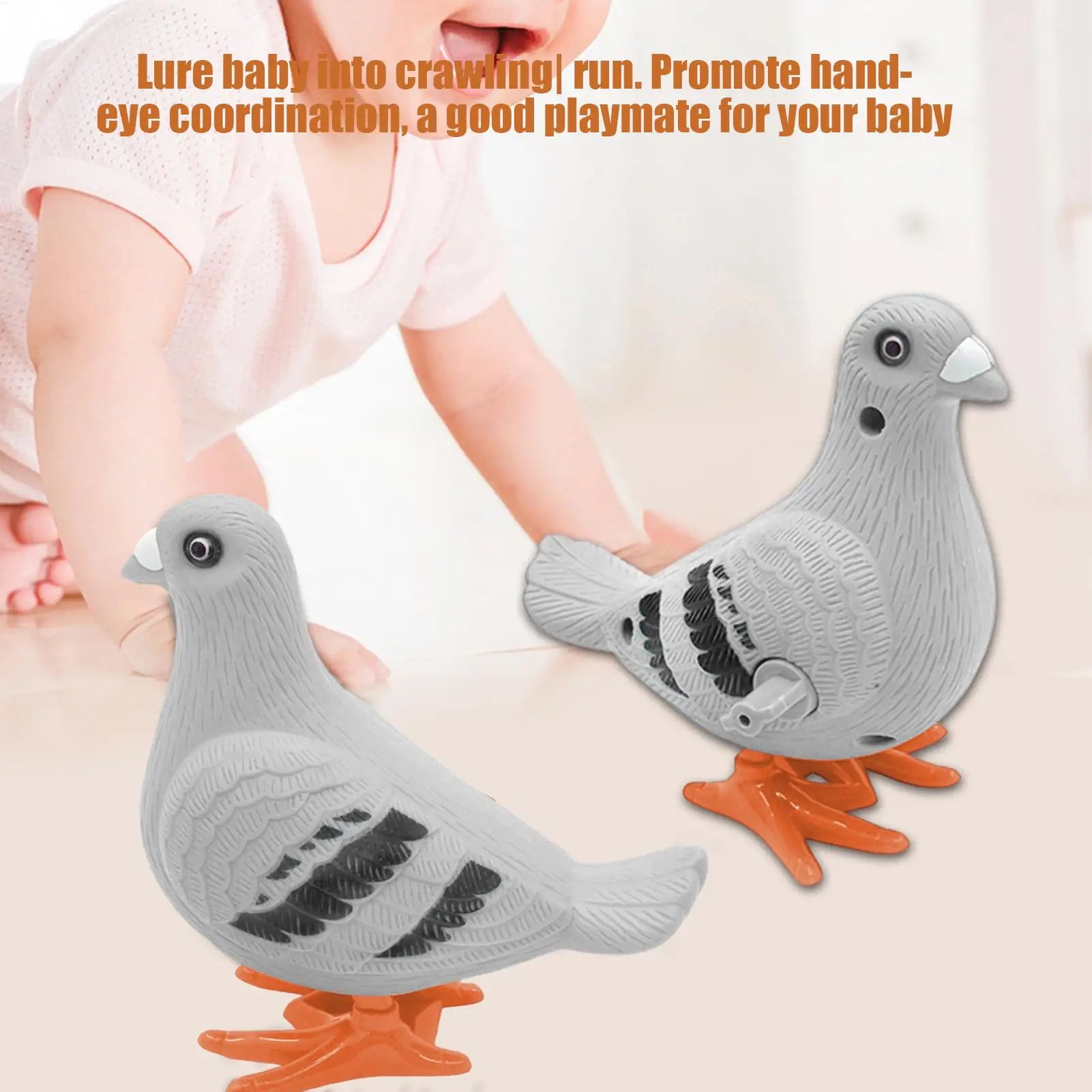 Kids Wind-up Toys Educational Simulation Bird Clockwork Toy Novelty