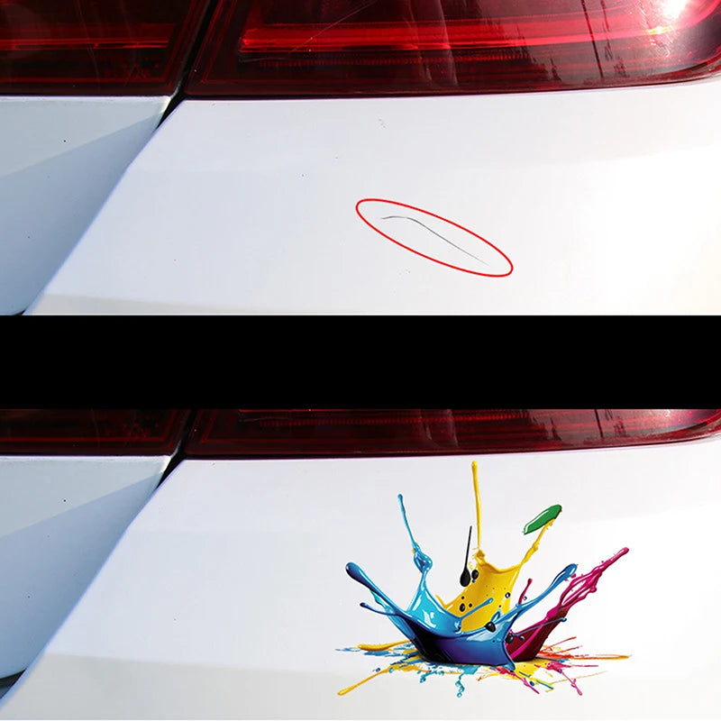 Dopamine Fluid Paint Vinyl Car Decal Sticker – Reflective Window