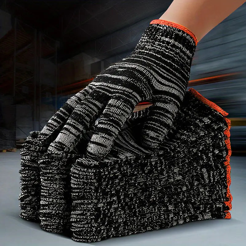 Nylon Work Gloves Non-Slip Wear-Resistant | 3, 6 or 12 Pairs