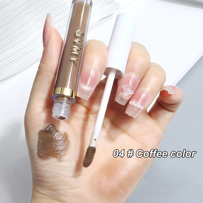 Waterproof Liquid Concealer Foundation Cream Matte High Coverage Oil Control Moisturizing Concealer Professional Face Makeup Zpaxo 04 Coffee color