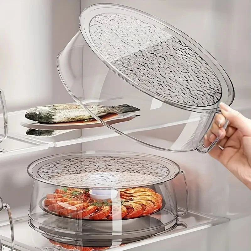 Microwave Splatter Cover, Unbreakable Foldable Dish Lid, Stackable Insect Proof for Kitchen Camping BBQ Zpaxo