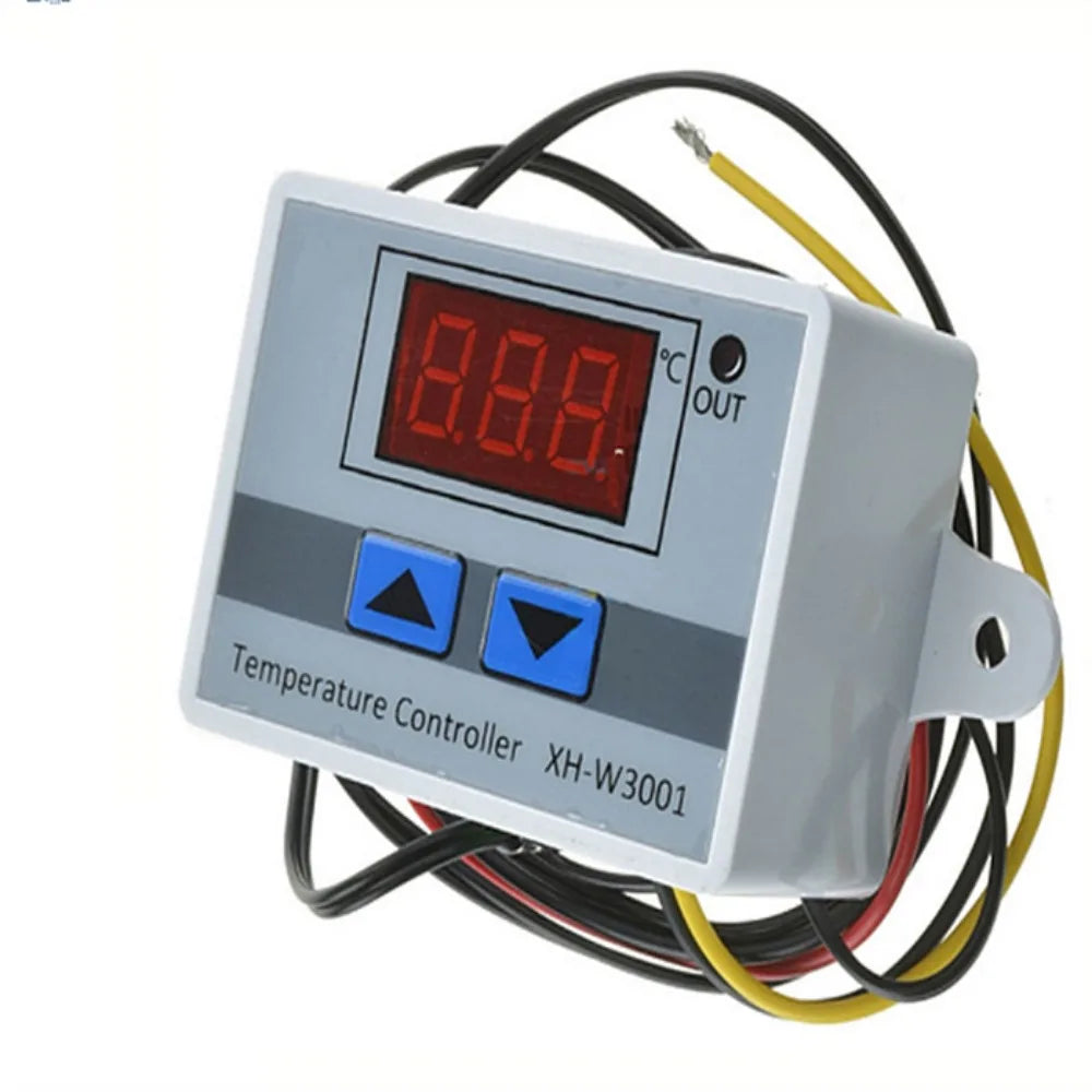 XH-W3001 Temperature Controller LED Digital 12V 24V 110-220V Zpaxo 110-220V-1500W