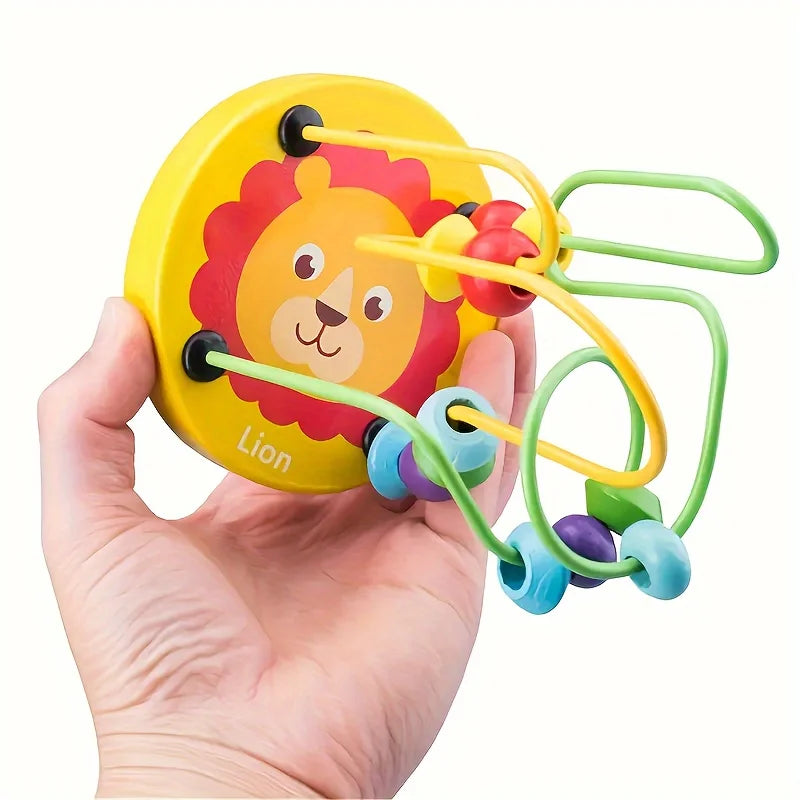 Bird Training Toy Supplies Lovebird Foraging Rings Educational Puzzle Zpaxo