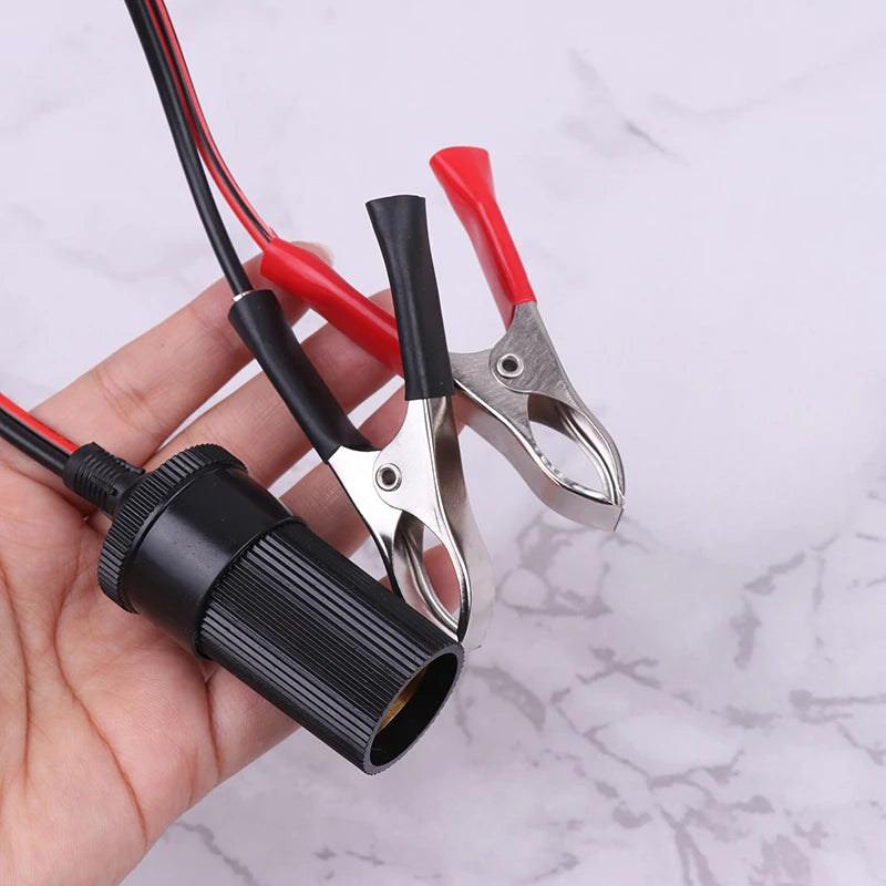 CMHigh-Power 12V Car Cigarette Lighter Socket Battery Alligator