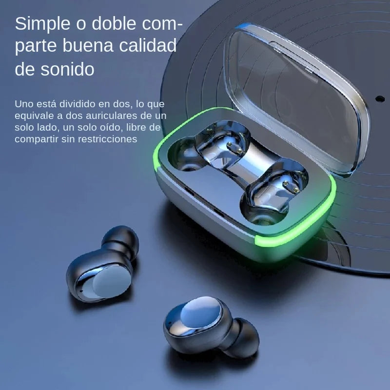 Y60 TWS Bluetooth 5 1 Earphone Wireless Headphones LED Display Earpod Zpaxo
