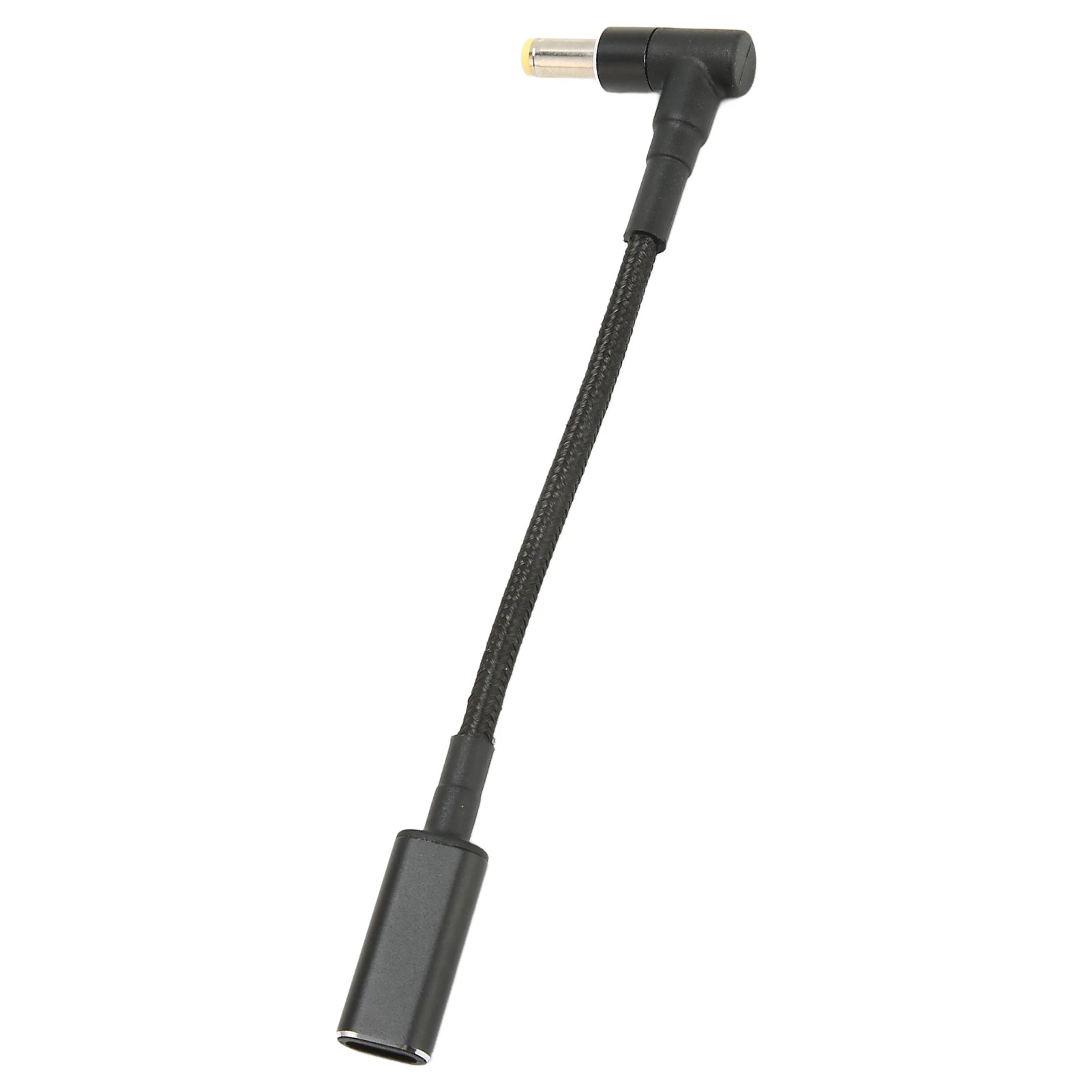 Type C PD Power Adapter USB C to DC 5.5x2.5mm Adapter Nylon Knitted 100W Dual Chip Safe USB C Female to Male Adapter for Laptop Zpaxo