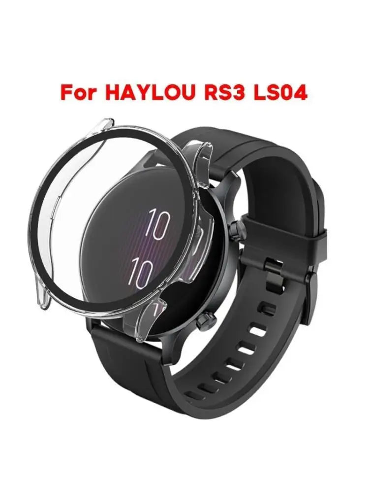 652F Anti-scratch Protective Case+Screen Protector Suitable for RS3 LS04 Cover with Tempered-Glass Film Smartwatch Hard-Shell Zpaxo