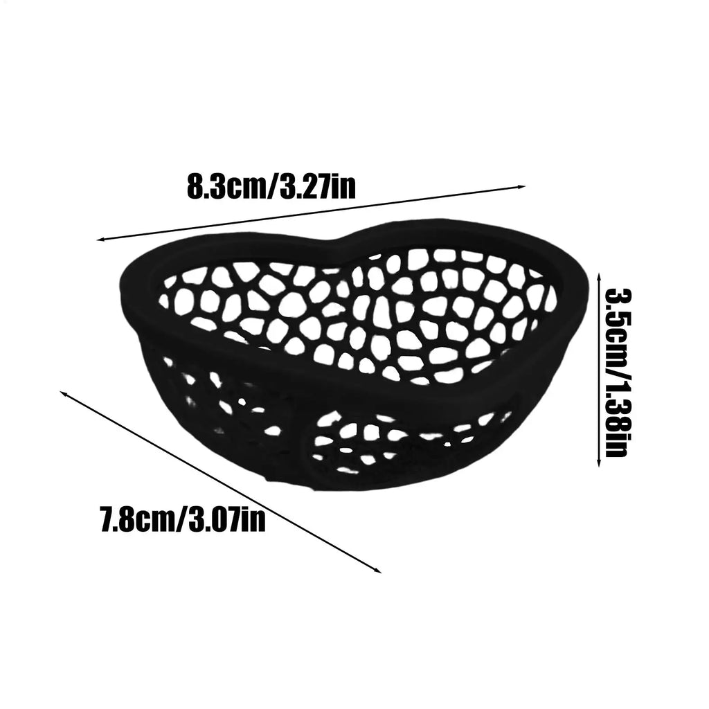 Heart Shape Floating Betta Hide Resting Cave Shrimp 3D Printed Fish