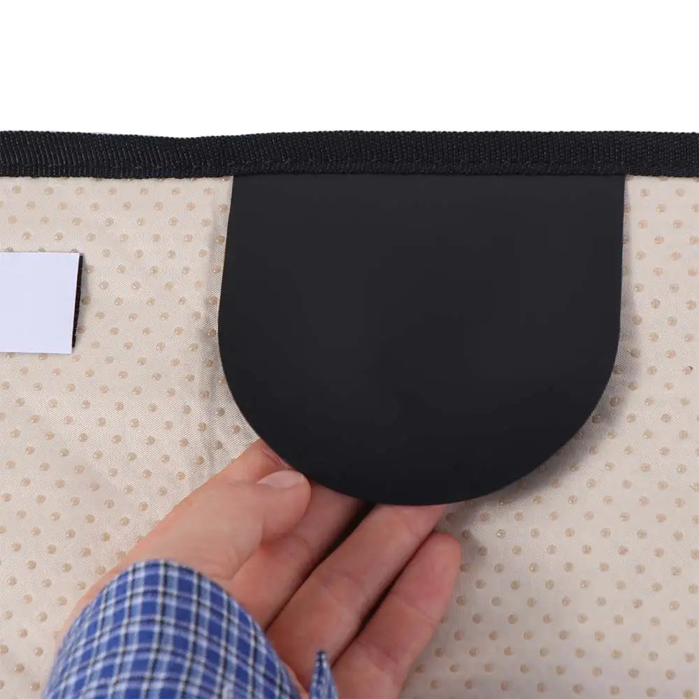 2Pcs Waterproof Dog Car Door Protector Black Oxford Vehicle Door Covers Guard Non-Slip Anti Scratch Car Door Pet Barrier Zpaxo