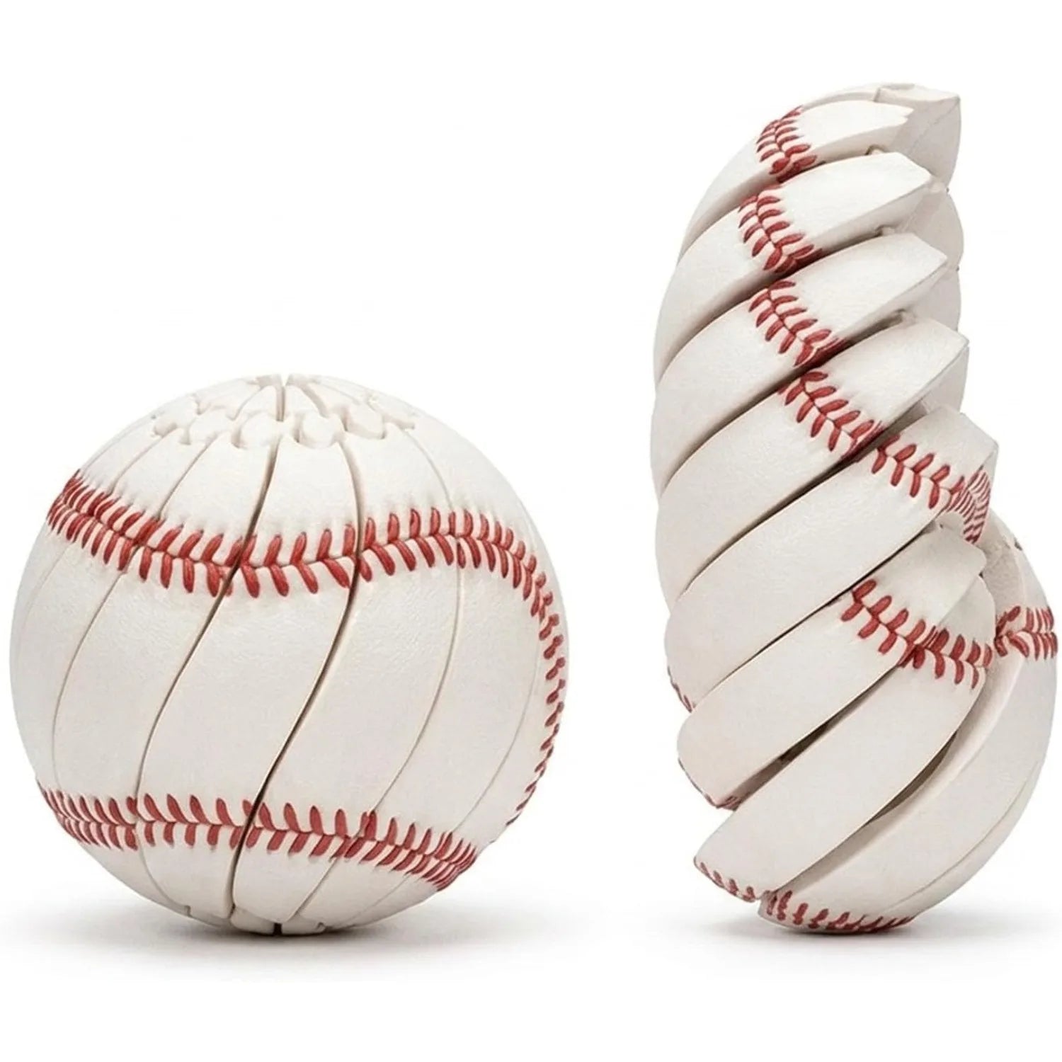 Baseball Fidget Ball 3D Printed Twist Turn Stress Relief Desk Relieve