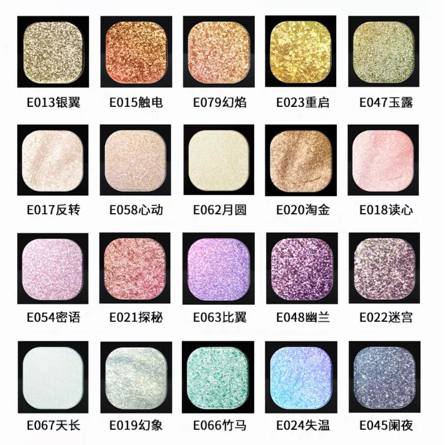 Qianyan Cheeryep Self Assembled Palette Luminous Single Monochrome Zpaxo