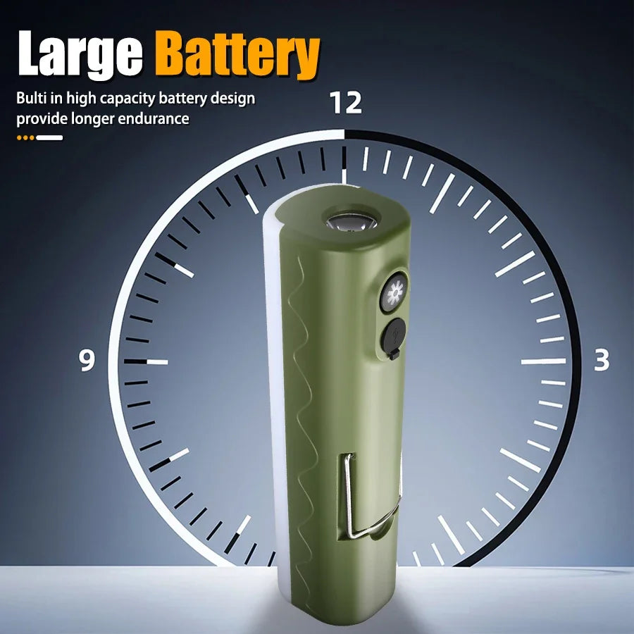 RGB LED Camping Lantern – Rechargeable Hook Tent Lamp