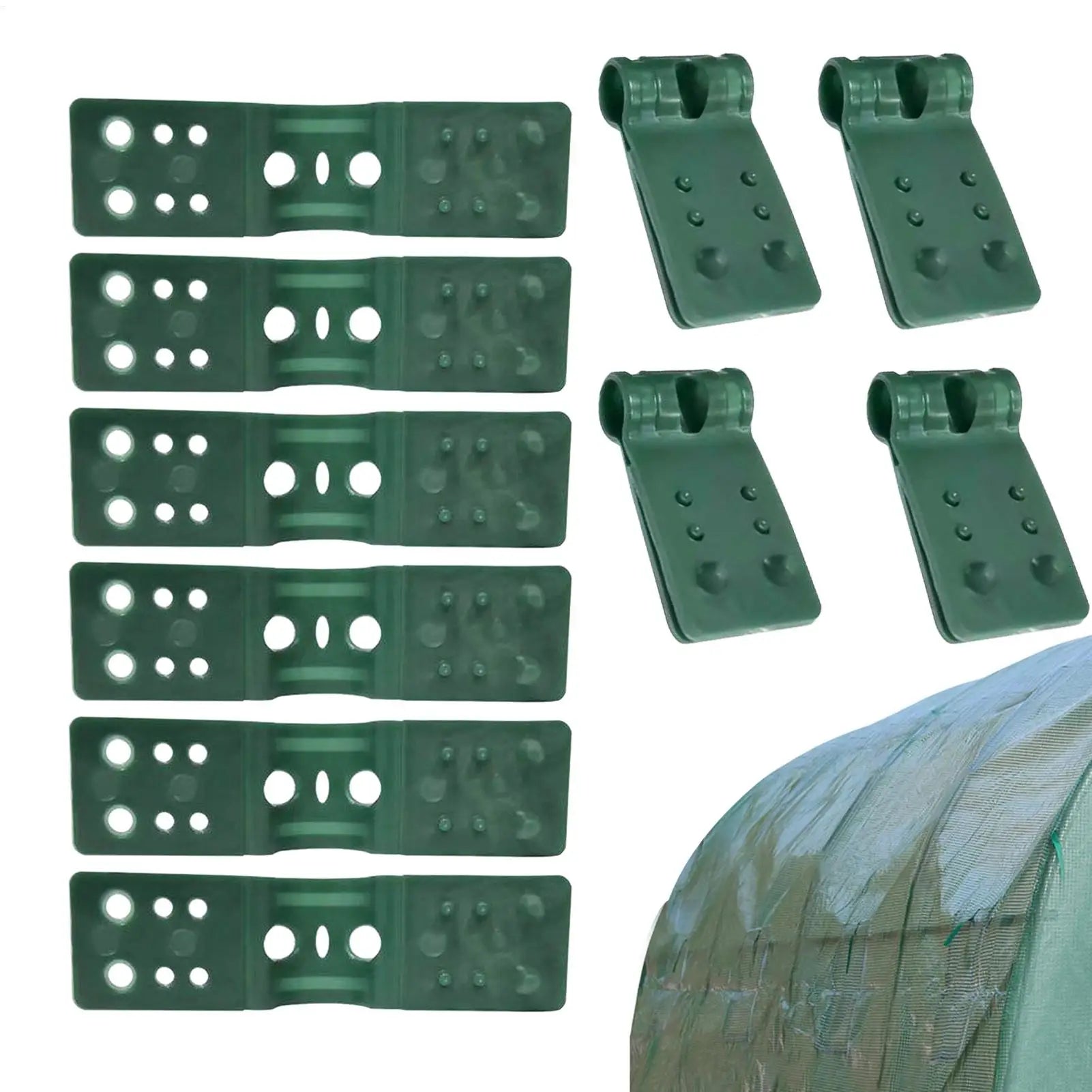 10-Pack Shade Cloth Clips – Awning & Greenhouse Fabric Clamps Shade Cloth Clips Zpaxo