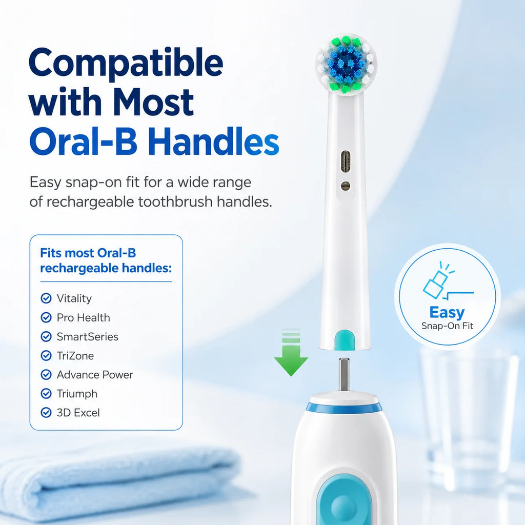 Wholesale 4 8 Lot Electric Toothbrush Head Oral B 6000 Sensitive Zpaxo