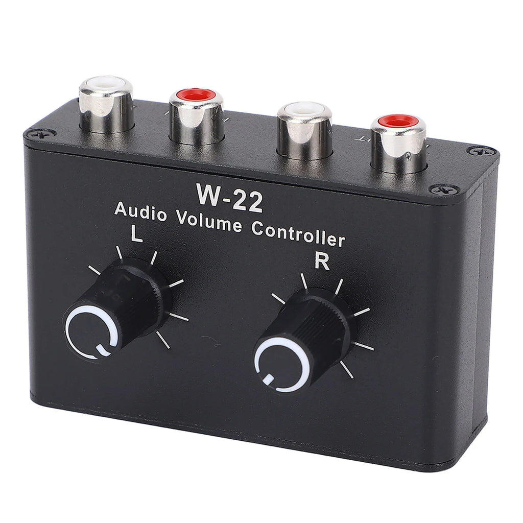 Volume Control Box Balance Adjuster Small Attenuator Knob Line Stereo