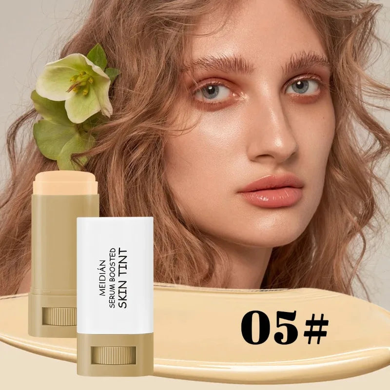 Bronze Foundation Stick Balm Serum Boosted Skin Tint Nourishing Silky Zpaxo 05