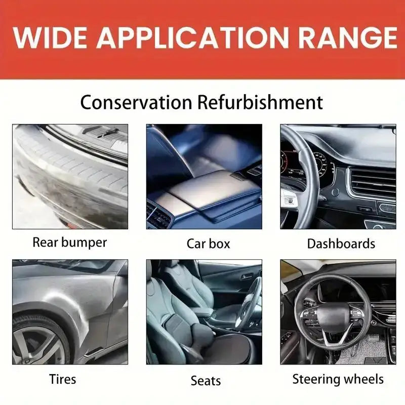 100g ABS Coated Dashboard Restorer Gel，High-Gloss Car Interior Wax for Trim/Console Renew & Protect，Scratch Care Shine Enhancer Zpaxo