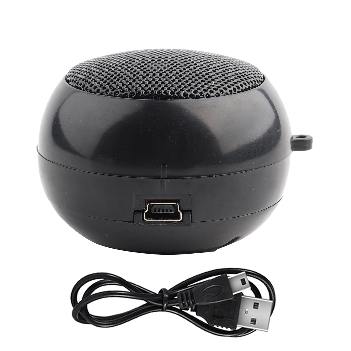 Computer Speaker Mini Portable Travel Loud Built Battery Mobile Phone Zpaxo black