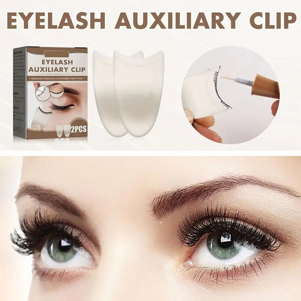 Plastic Eyelash Curler & False Eyelash Applicator Tweezer Eyelash Applicator Tool Zpaxo