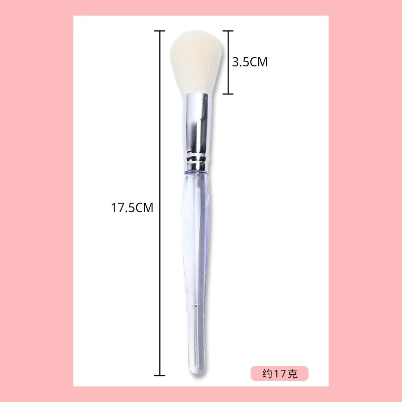 Facial Cleanser Brush Soft Hair Face Massage Wash Brush Face Mask Brush Portable Skin Care Tool Zpaxo B 1PCS
