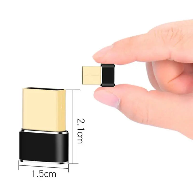 USB C OTG Phone Adapter USB-C Male Female Converter Connector Macbook Zpaxo