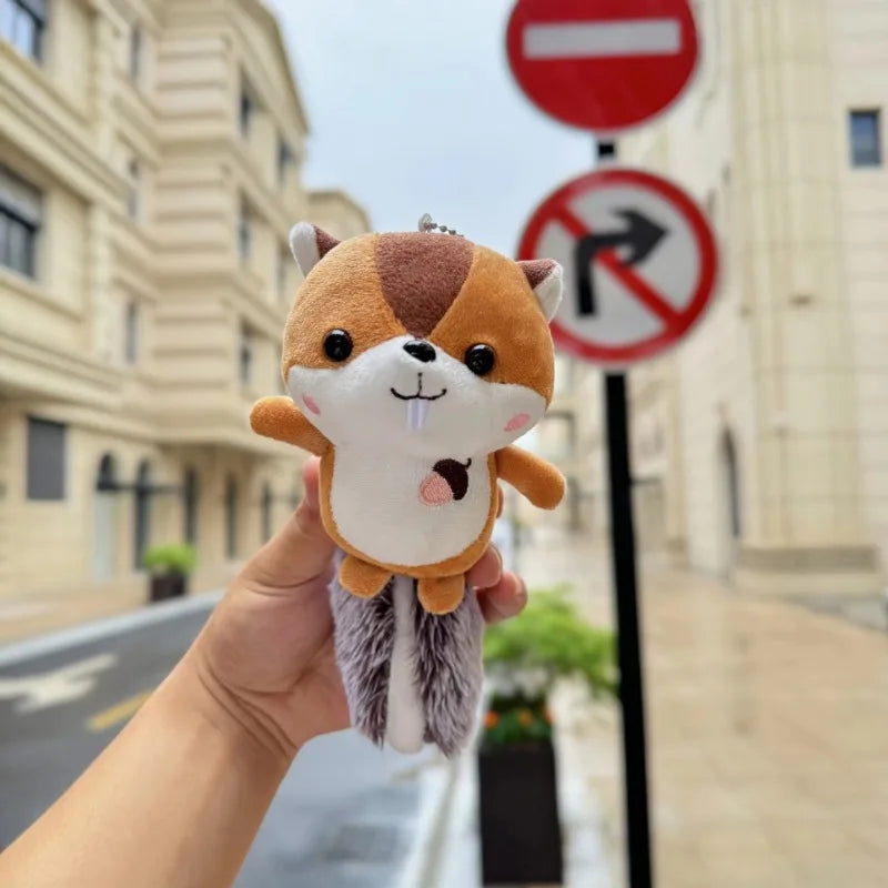 Cute Animal Plush Keychain – Panda & Tiger Stuffed Pendant Plush Keychain Zpaxo style 17