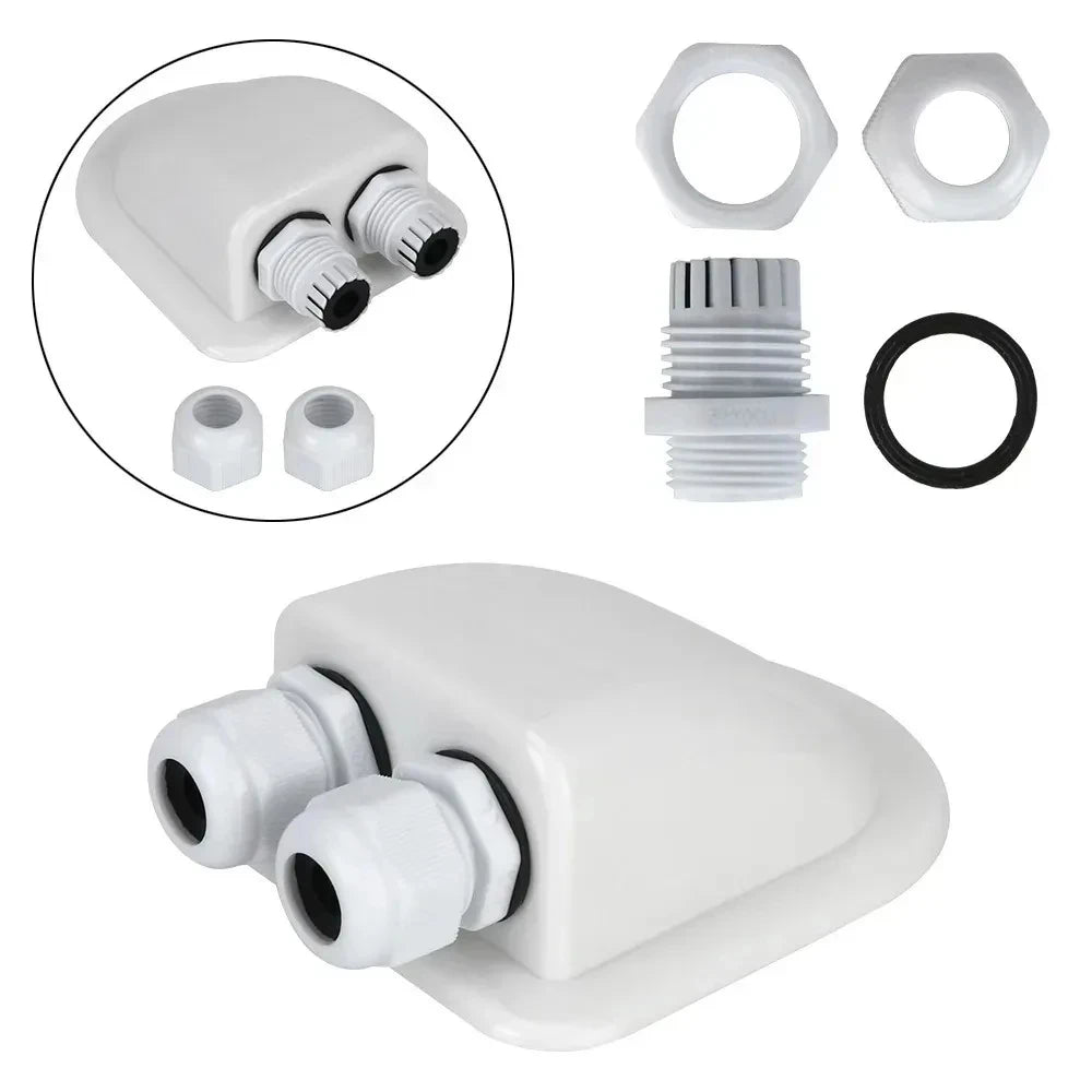 Caravan Solar Car Junction Box Cable Entry Gland Roof Wire Connector