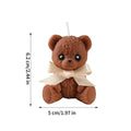 Bear Shaped Candle Scented Aesthetic Cute Decorative Soy Wax Memorial
