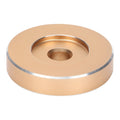45 RPM Record Aluminum Turntable Adapter Large Hole Conversion Sheet Vinyl Black Clamp Adapter for Most Big Hole Records Zpaxo Gold