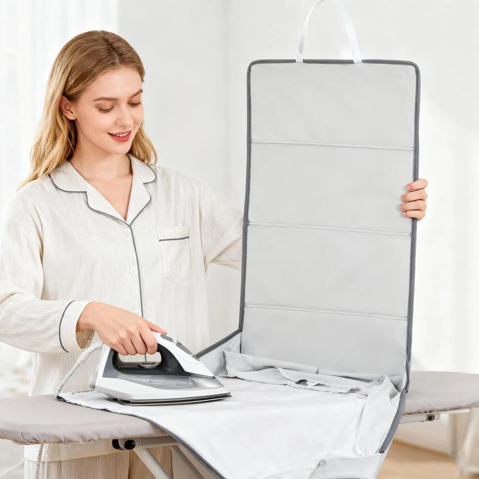 Steaming Board Folding Double-sided Garment Ironing Holder Steam Iron