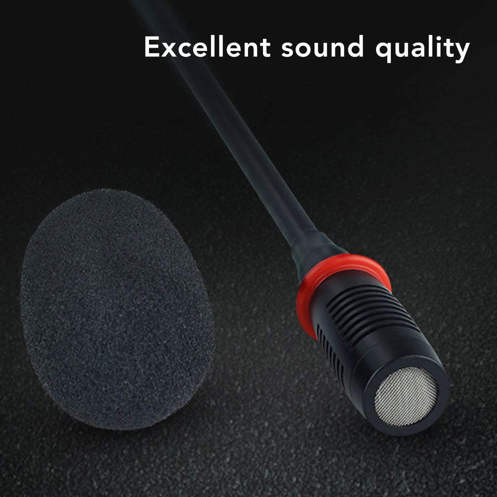 Condenser Gooseneck Microphone Clear Sound Indicator Windproof Cotton