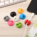 Silicone Cable Organizer Clips – USB Wire Winder Cord Holder Cable Organizer Clips Zpaxo 20pcs-random color