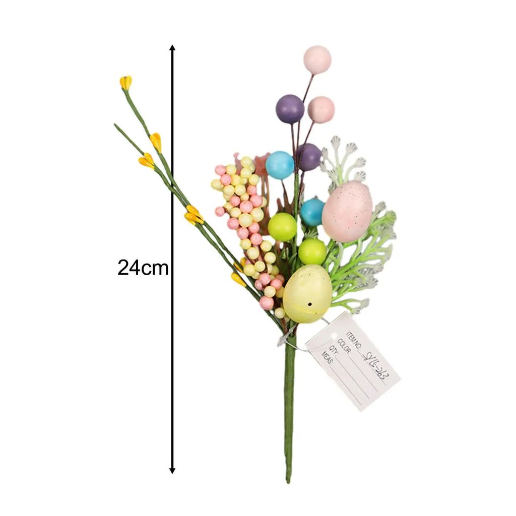 Easter Decoration Egg Tree Branch Decorative Branches Easter Egg Stems for Vase Home Party Easter Celebration Decoration Zpaxo