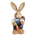 Easter Bunny Handwoven Grass Rabbit Decoration Cute Craft Home Decor