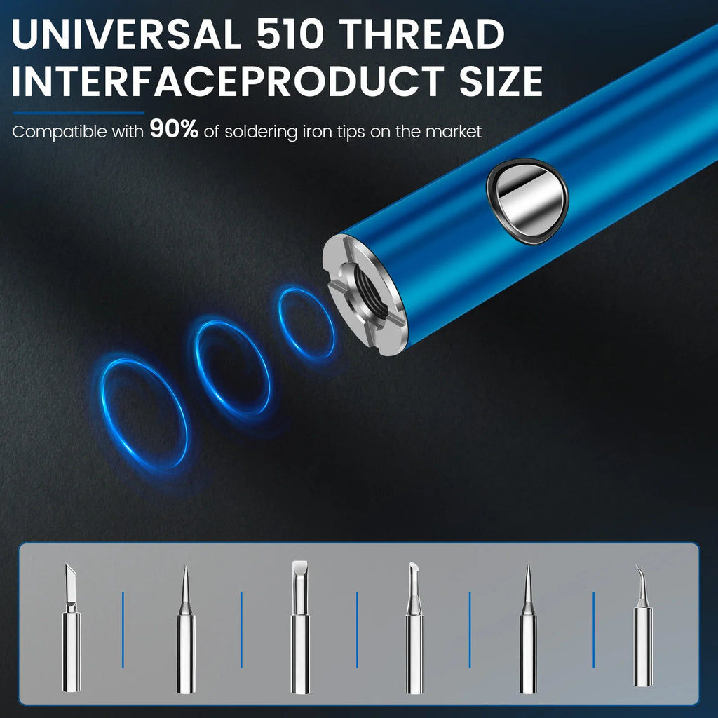 5 in 1 Welding Gun Machine Bumper Soldering Iron Staples Bumper Repair Car Tools Kit 2.7V/3.4V/4.2V for Woodburning DIY Crafts Zpaxo