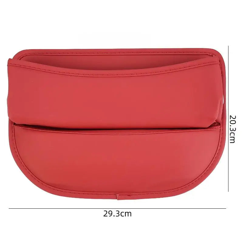 PU Leather Car Seat Gap Organizer – Console Side Storage Pocket